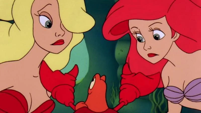 Кадры из мультсериала Русалочка (1992)