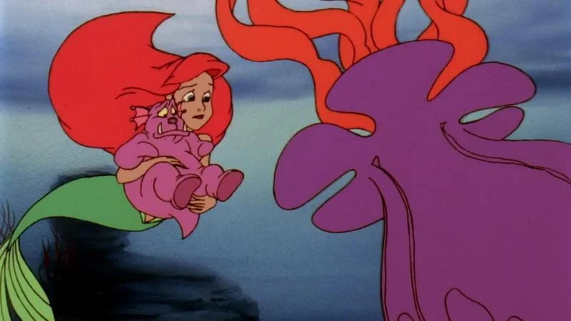 Кадры из мультсериала Русалочка (1992)